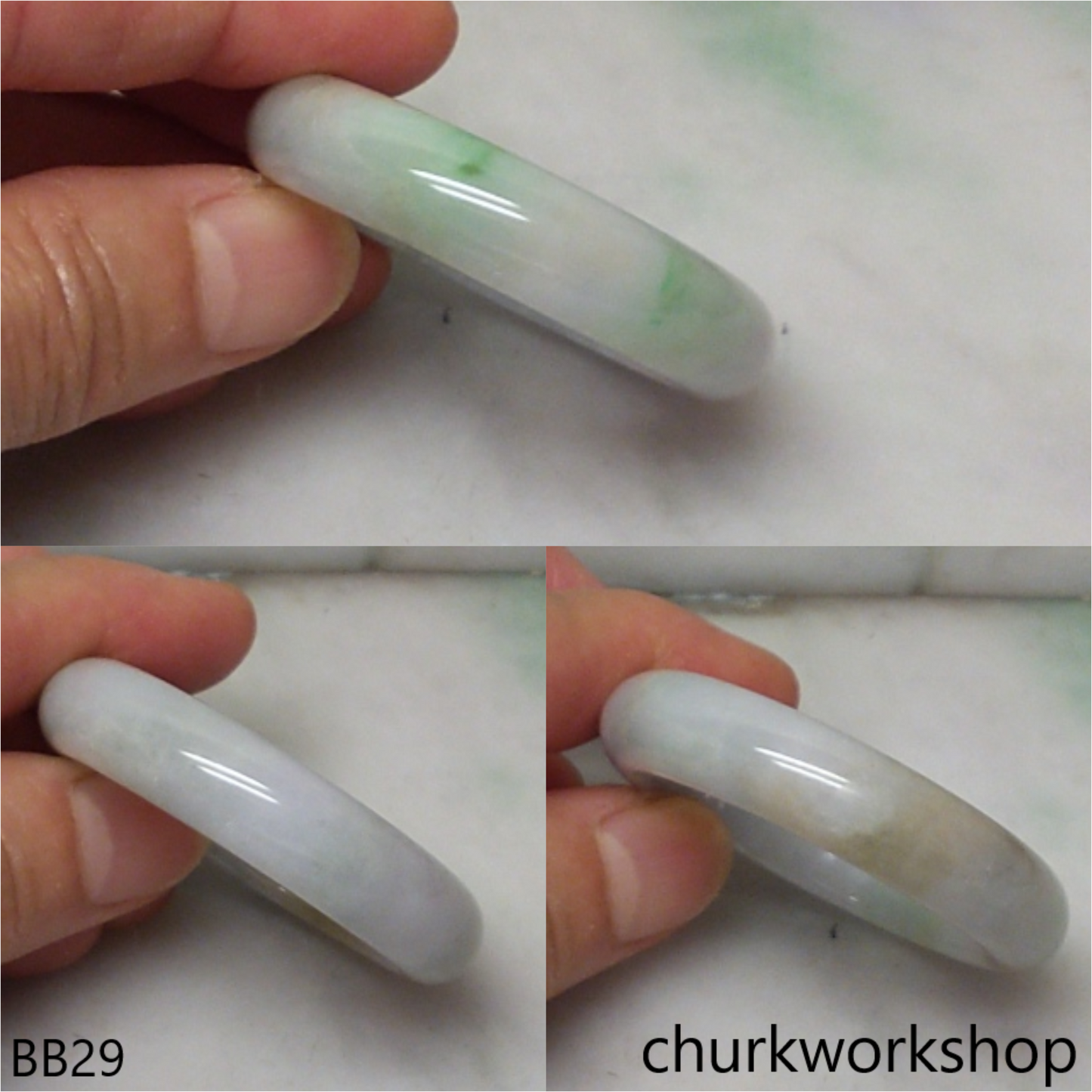 Baby jade bangle