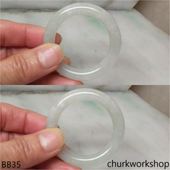 Pale green baby bangle