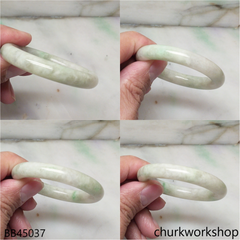 Light green baby jade bangle