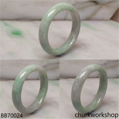 Light green baby jade bangle