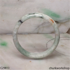 Mix color jade bangle