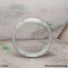 Large light green jade bangle