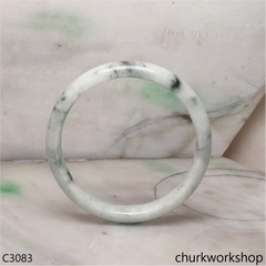 Large light green jade bangle