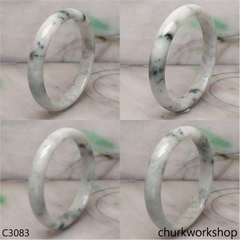 Large light green jade bangle