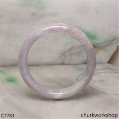 Lavender jade bangle