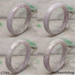 Lavender jade bangle