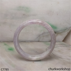 Lavender jade bangle