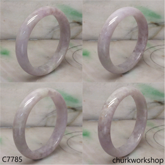 Lavender jade bangle