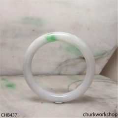 White base jade bangle