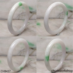 White base jade bangle