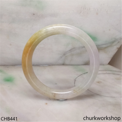 Multi-color jade bangle