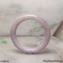 Lavender jade bangle