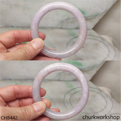 Lavender jade bangle