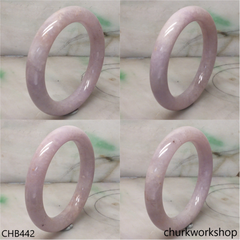 Lavender jade bangle