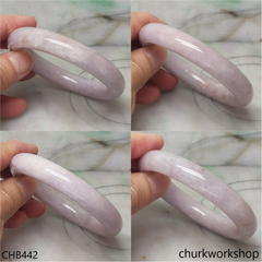 Lavender jade bangle