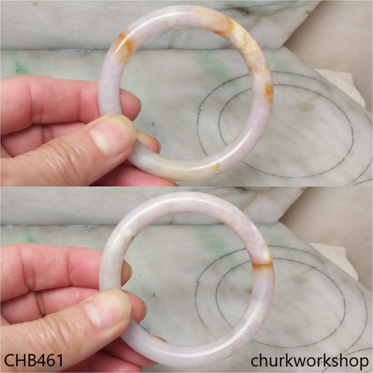 Lavender jade bangle