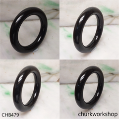 Black jade bangle