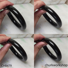 Black jade bangle