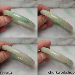 Green jade bangle