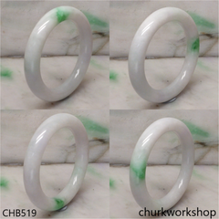 White base jade bangle