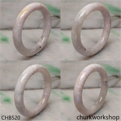Pale lavender jade bangle