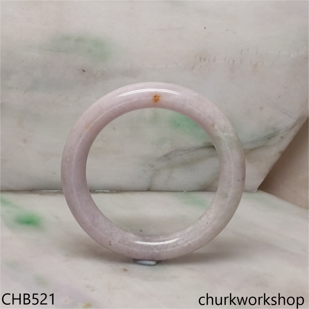 Lavender jade bangle