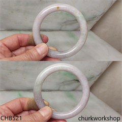Lavender jade bangle