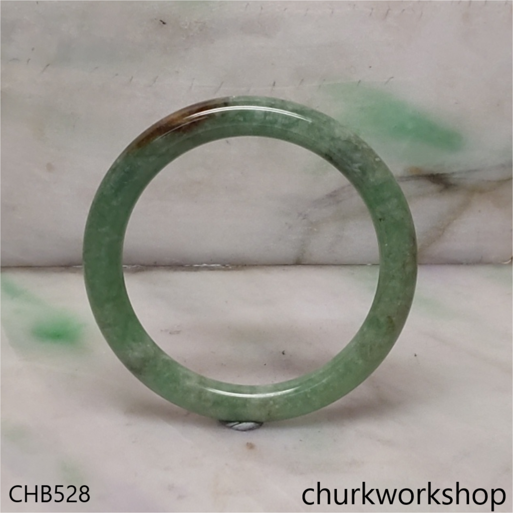 Green jade bangle