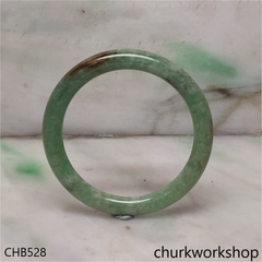 Green jade bangle