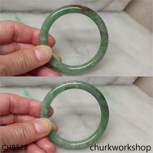 Green jade bangle