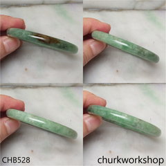 Green jade bangle