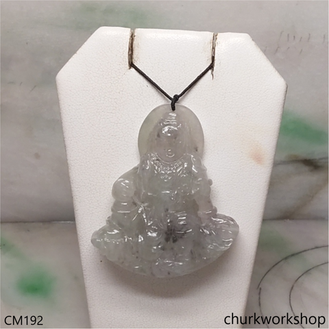 Custom cut jade Buddha