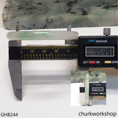 Small light green jade bangle