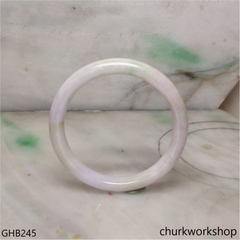 Small pale lavender jade bangle
