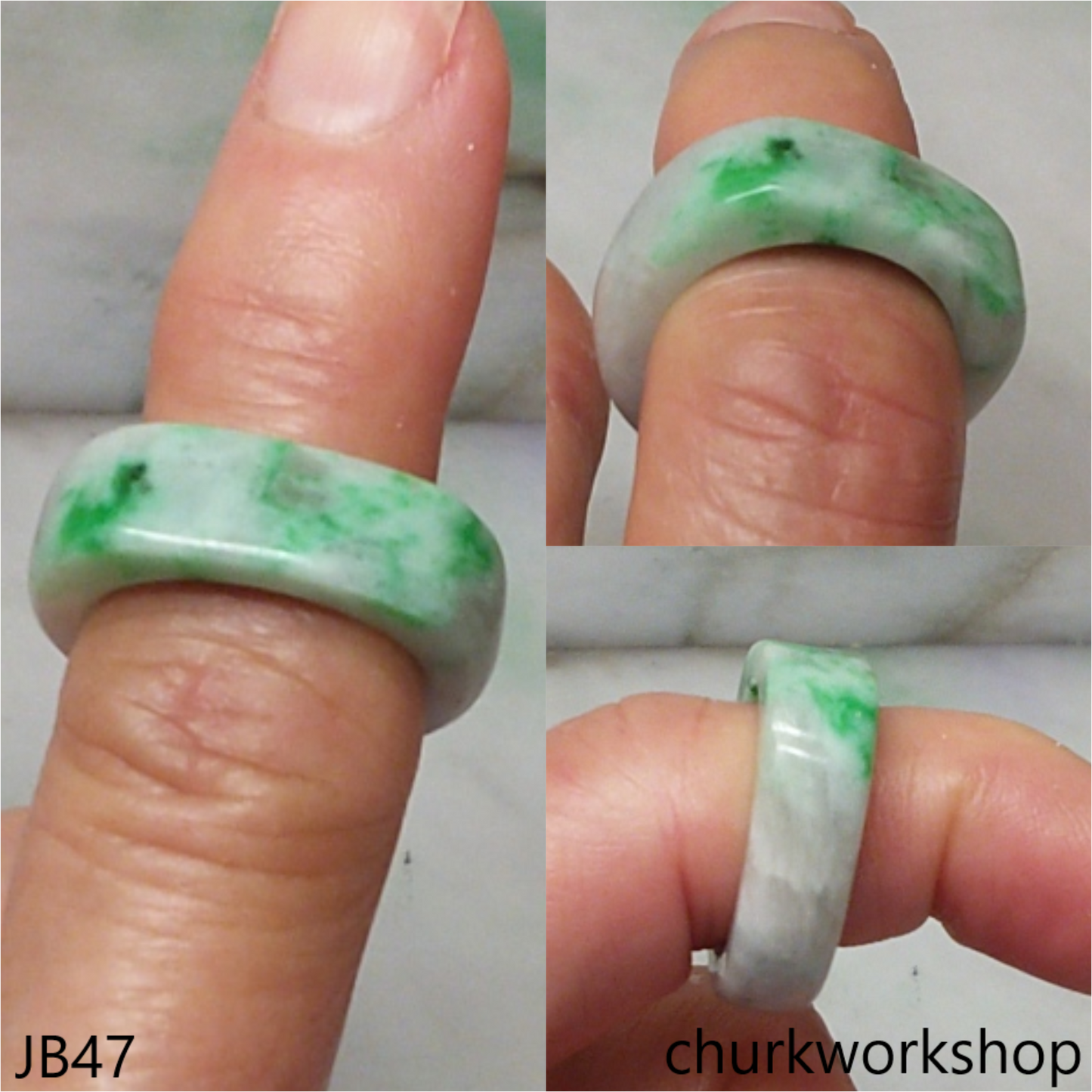 Unisex jade band