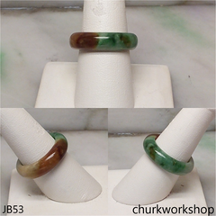 Unisex multicolor jade band