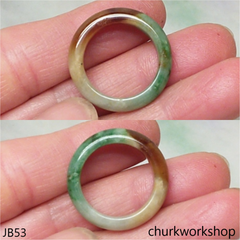 Unisex multicolor jade band
