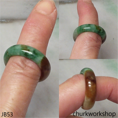 Unisex multicolor jade band