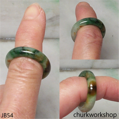 Unisex multicolor jade band