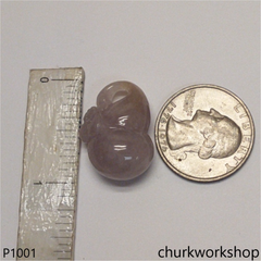 Lavender jade gourd pendant