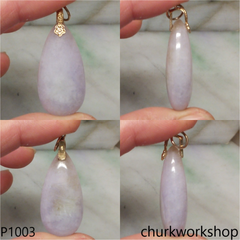 Lavender jade pendant