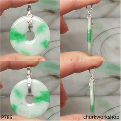 Jade Donut pendant