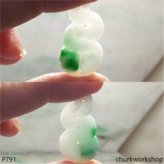 Jade snake pendant