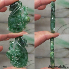 Dragon jade pendant.