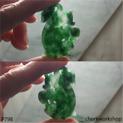 Dragon jade pendant.