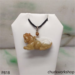Jade tiger pendant