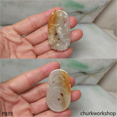 Monkey King jade pendant