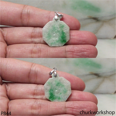 Light green Bagua pendant