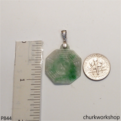 Light green Bagua pendant