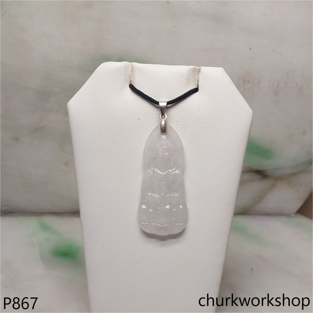 White jade lady Buddha